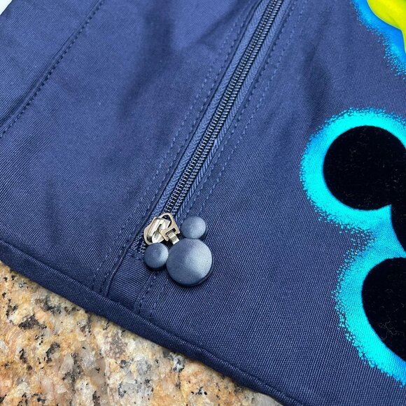 Walt Disney World Canvas Drawstring Bag Backpack Goofy Mickey Mouse Friends 2006 - Picture 11 of 11